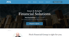 Desktop Screenshot of pitchfinancial.com